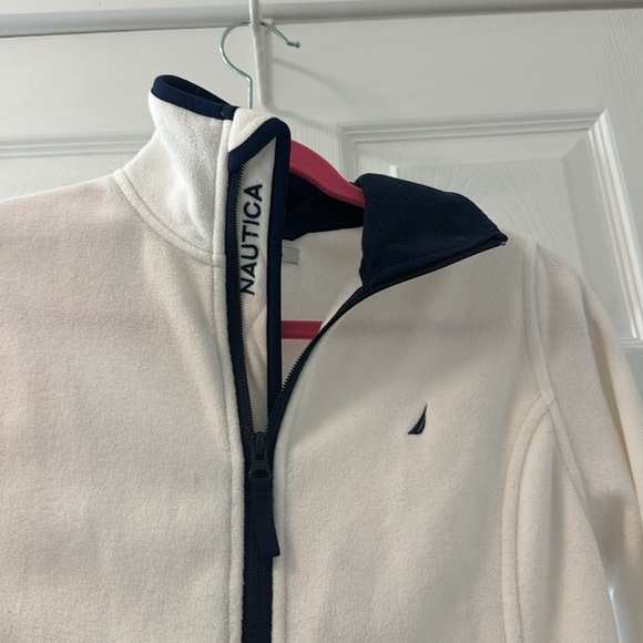 Nautica Light Weight Fleece Jacket Size Small - Picture 4 of 8